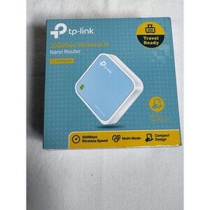 TP-Link N300 WiFi Wireless Portable Nano Travel/Mobile Router(TL-WR802N)